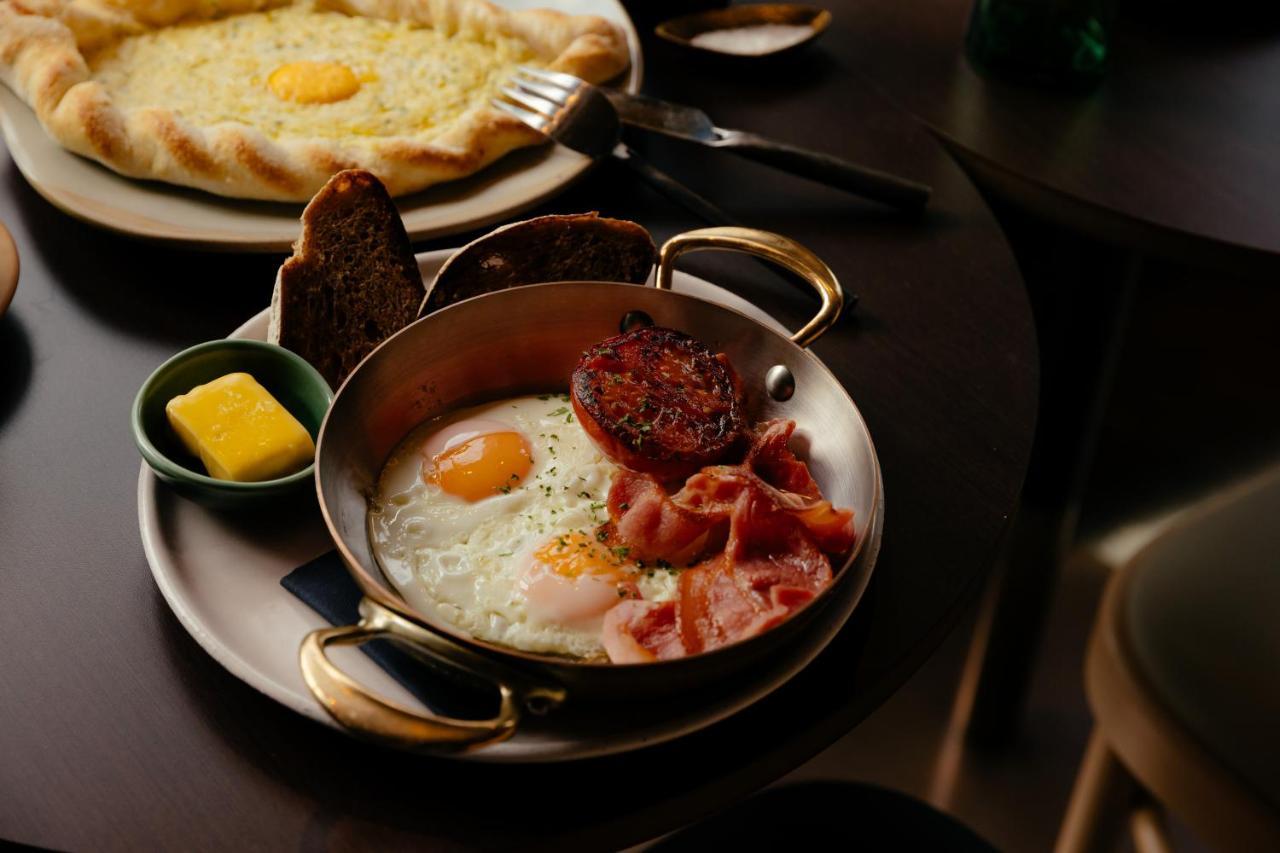 Qt Auckland Hotel Luaran gambar A traditional English breakfast